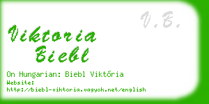 viktoria biebl business card